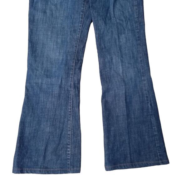 Calvin Klein Jeans, Dark Blue Denim, Bootcut, 29/8 Actual: 33W x 28.5L - Picture 5 of 11